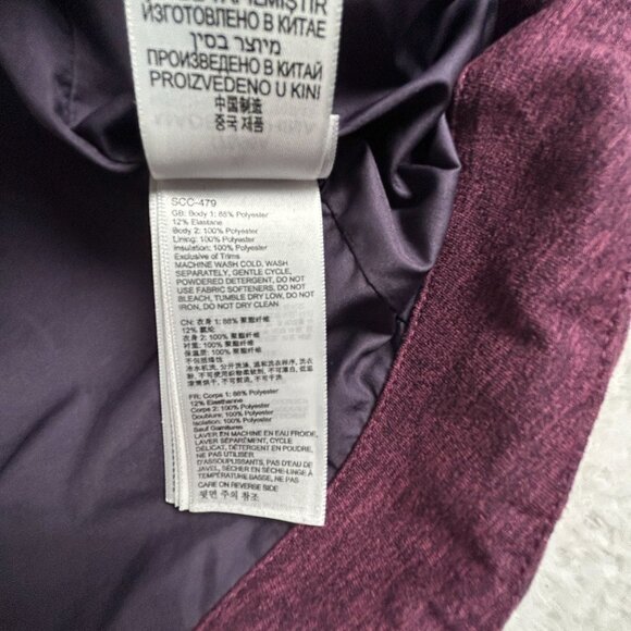 Marmot Womens Insulated Quilted Abigal Vest XL Purple Plum Full-Zip Lightweight - Picture 5 of 8